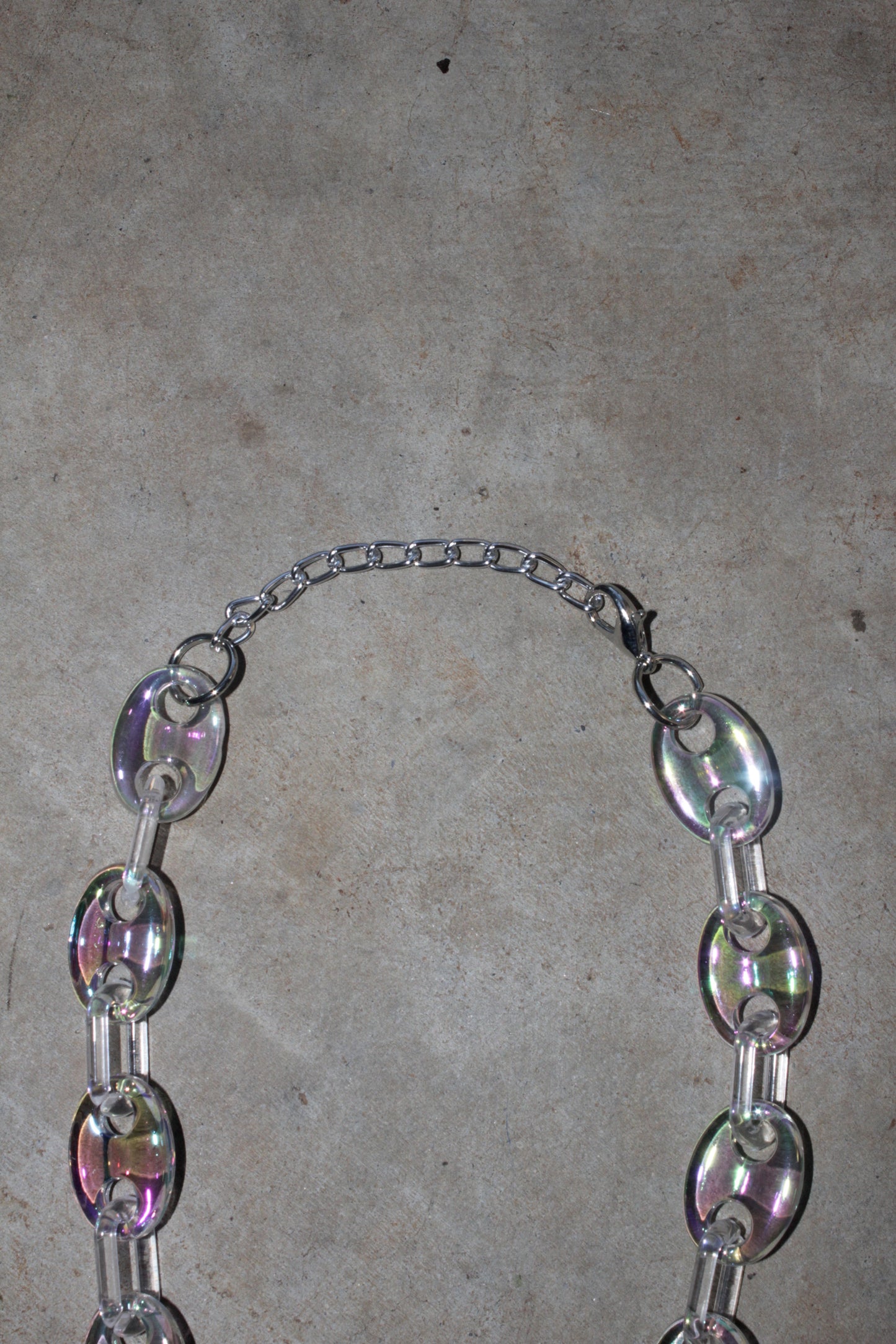 Small Cross Chain - Iridescent