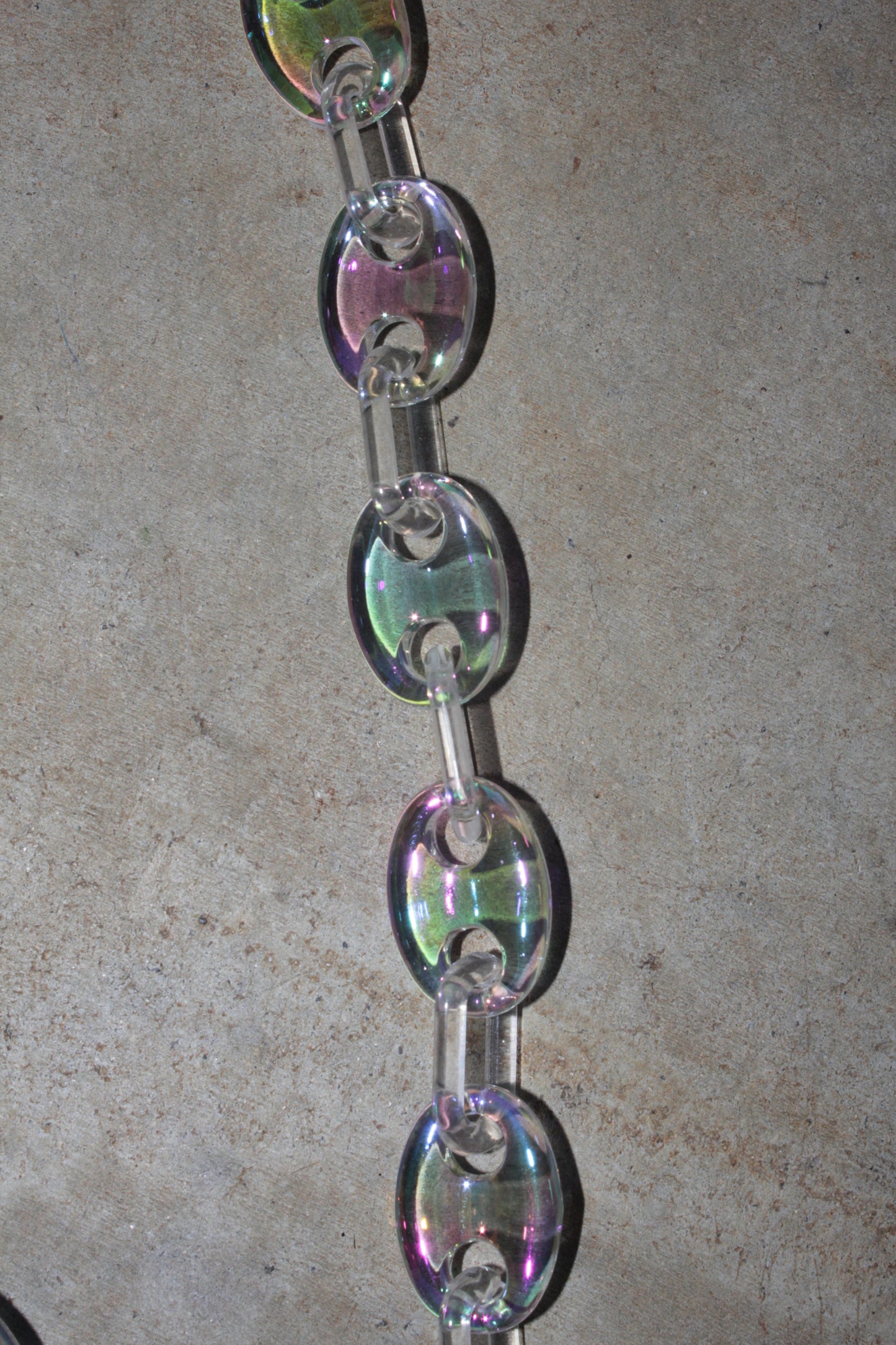Small Cross Chain - Iridescent